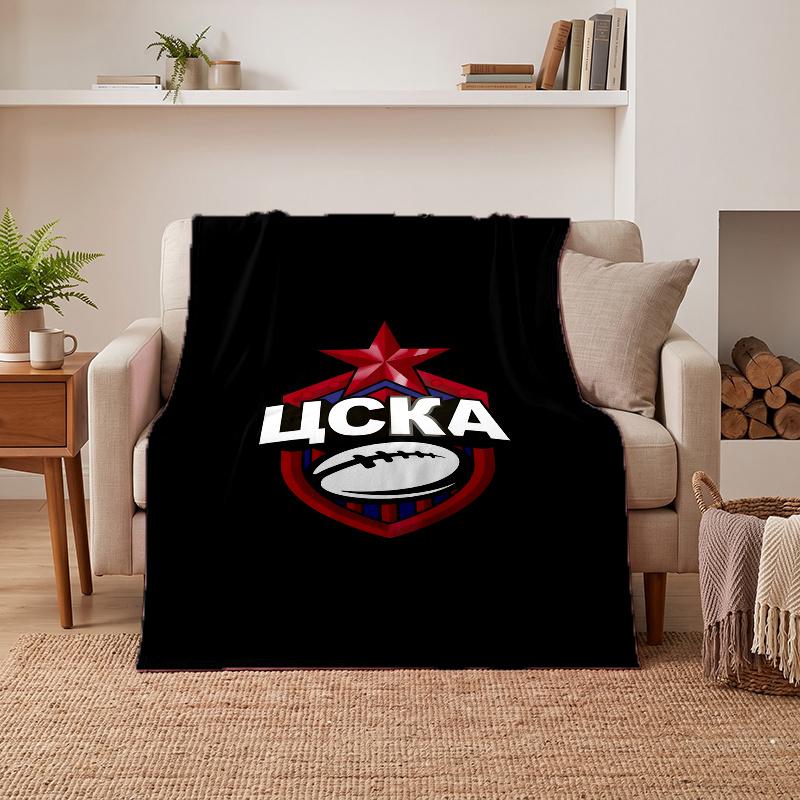 CSKA Moscow (23) Soft Warm Flannel Blankets Comfortable Blanket for Home Decoration Gifting