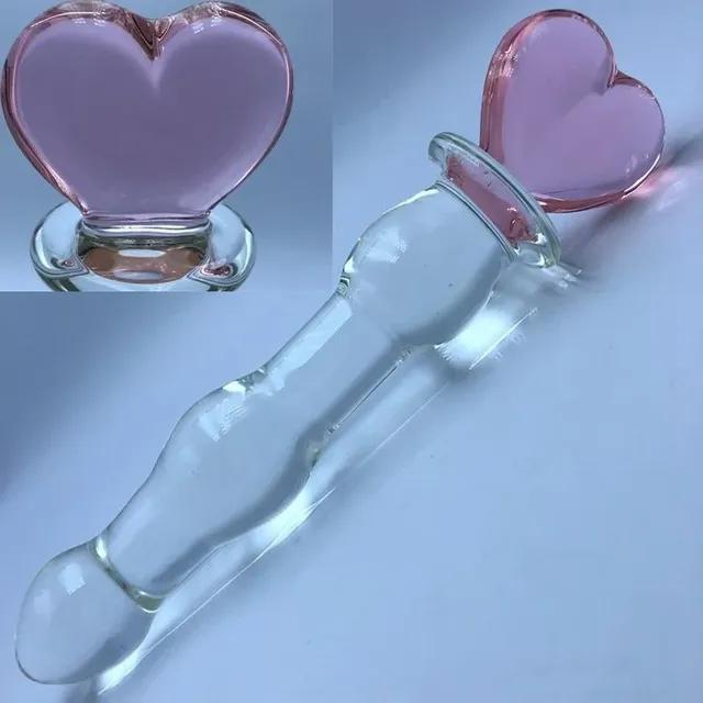 Smooth Crystal Glass Anal Plug Vaginal Anal Beads Plug Massage Masturbation Sex Toys Realistic Dildo Penis For Couples Adults