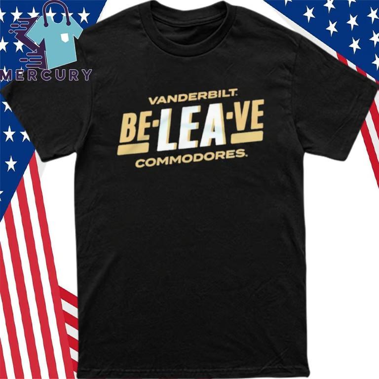 Commodores Be-LEA-Ve College Gameday Shirt Unisex T-Shirt M