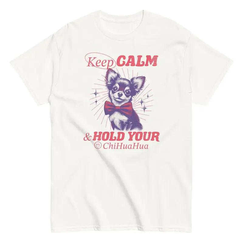 

Chihuahua Cute Retro Style Cotton T Shirt Owner S разноцветный