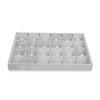 Oirlv Velvet Jewelry for Necklace and Pendant Storage and Qualified Invoice P00106 Tray, Large, Display, Luxury, Stylish, Compatible, (Gray)