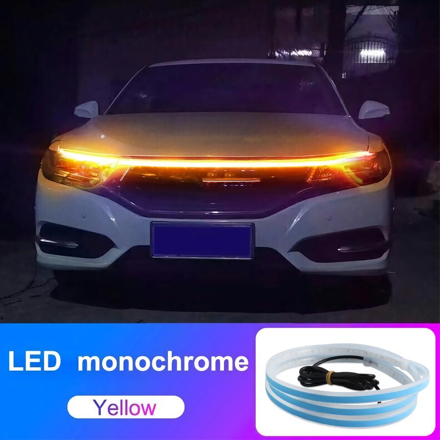 LED Daytime Running Light Strips LED Car Hood Lights DRL Auto Headlight Strip Flexible Waterproof Drl Led Lamp