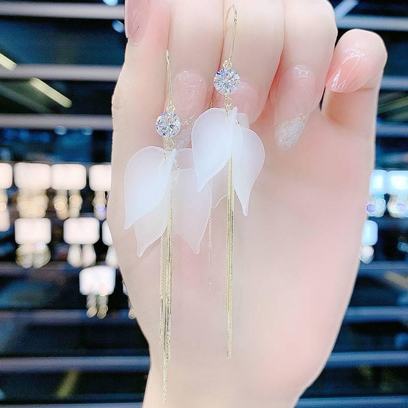 925 Silver Needle Luxury Tassel Earrings for Women