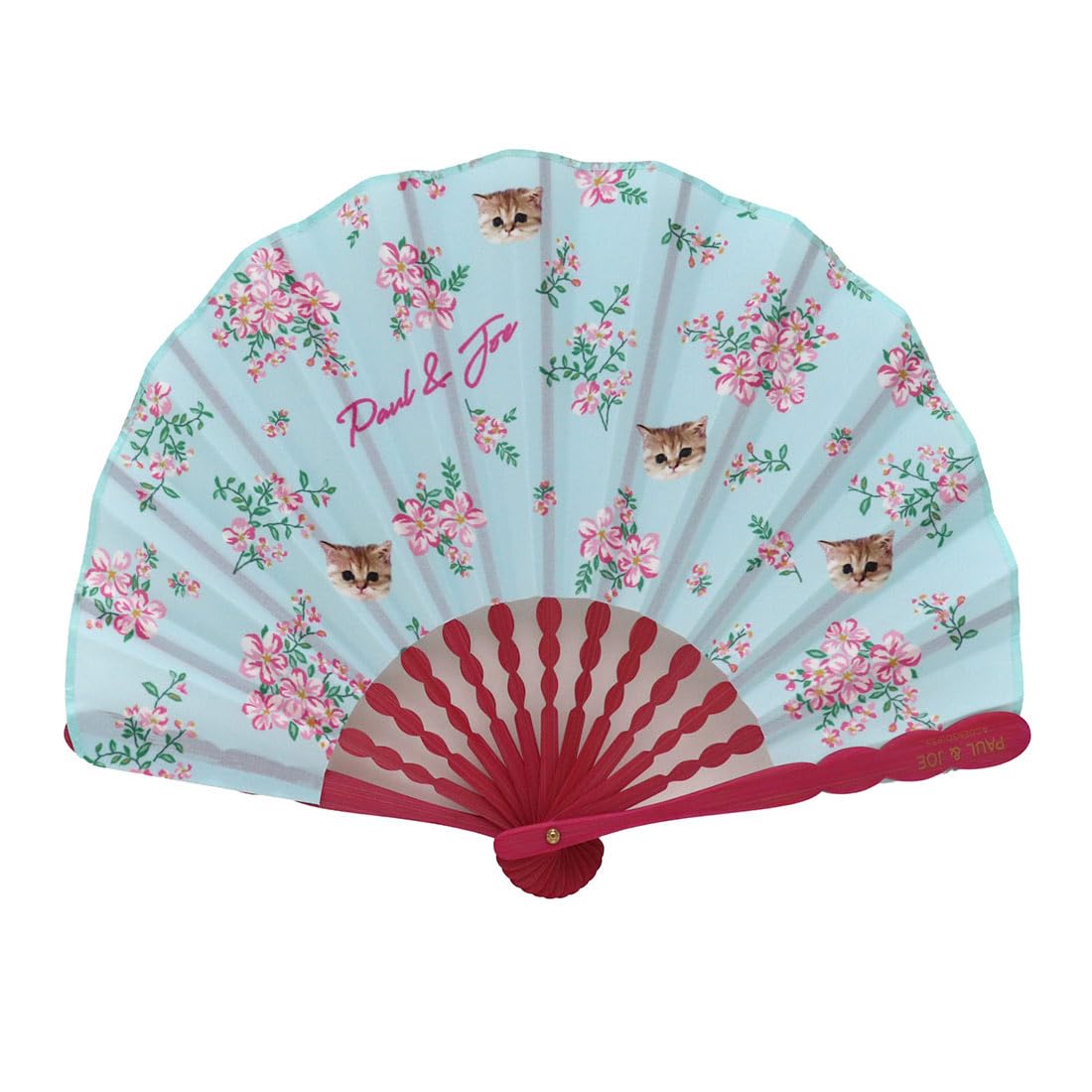 Складной веер Paul Joe для хранения Маленький цветок Nounette Paul Joe [PAUL&JOE ACCESSOIRES] & (с корпусом) (Зеленый, Женский) & 001853-0001-01 зелёный