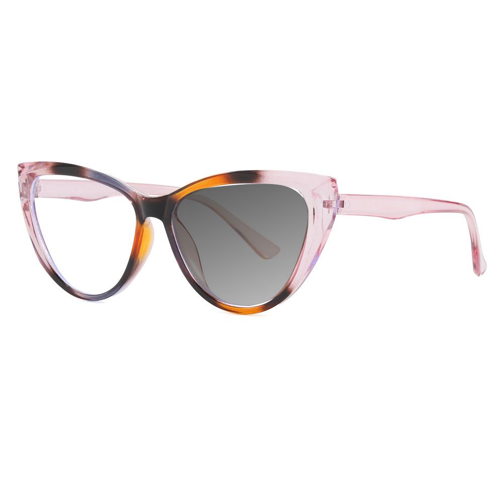 Brand Design Cat Eye Ladies Elegant Frame Anti-Blue Light Europe And The United States Trend Spectacle Farsightedness Glasses