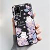 Case For LG K52 Q52 K62 Phone Case Luxury Cute Love Rabbit Funny Ultra Thin Slim Soft Black TPU Silicone Protective Back Cover