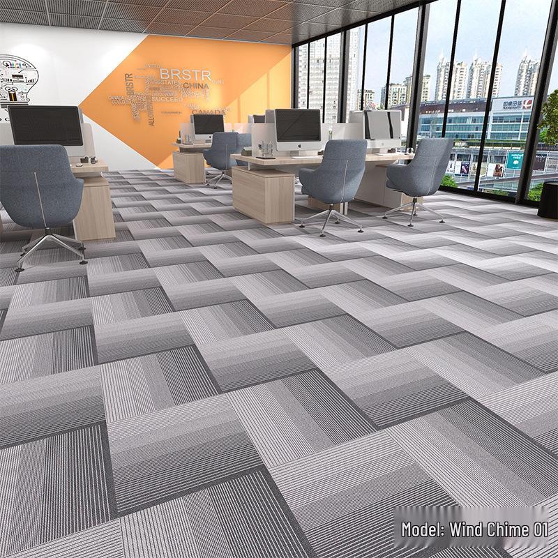 

Екологічна звукоізоляційна вогнестійка килимова плитка для офісу, спальні або вітальні Super thick non-woven bottom