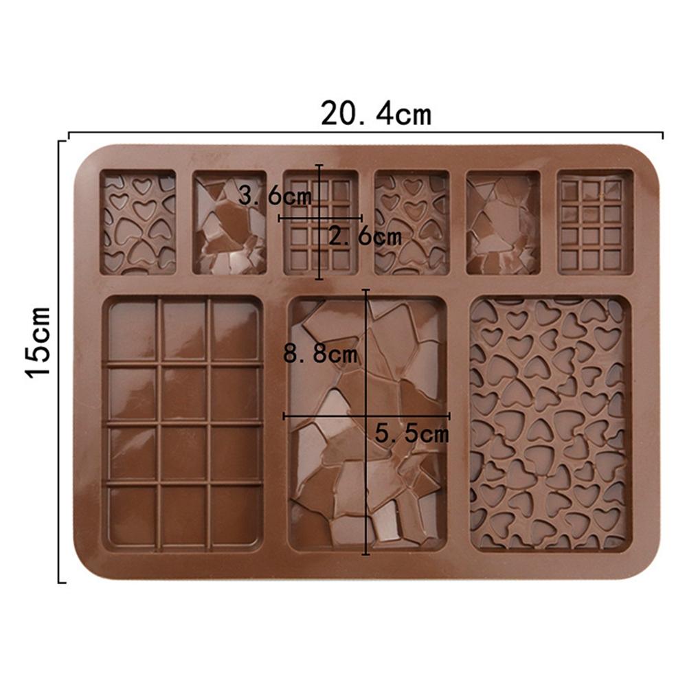 Chocolate Mould 9 Hole for Biscuits Cakes Jellies Different Full Page