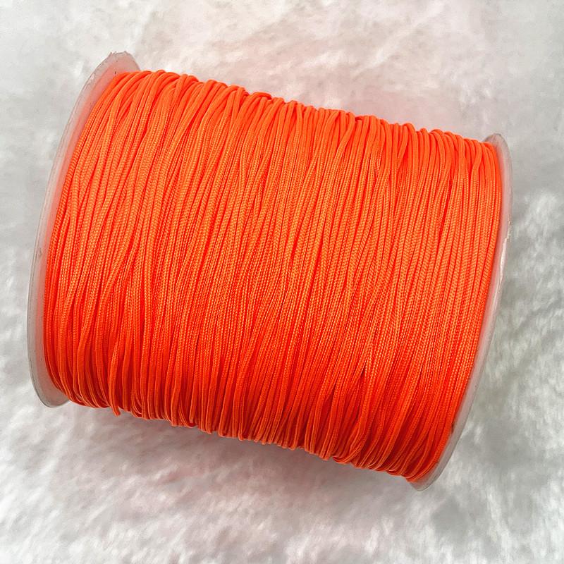 10Meters/lot 1.0mm Nylon Cord Thread Chinese Knot Macrame Cord Bracelet Braided String DIY Tassels Beading String Thread