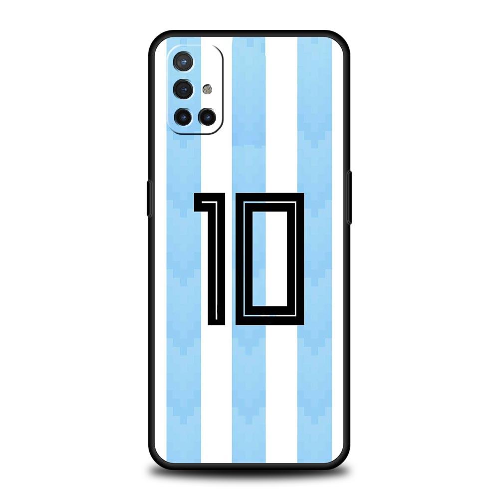 Football 10 Player Phone Case For Oneplus 13R 13 12R 11 10T 10R Nord N100 N200 N10 10 9 9R 9RT CE 3 2 Z Pro 5G Soft TPU Cover