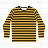 Men Stylish Striped Long Sleeve T-shirt Casual Wear Gift for Him Everyday Comfort Ideal for Men's Women's Short Sleeve T-shirt