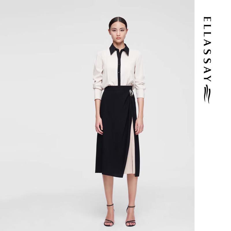 ELLASSAY Women's Elegant Lapel Shirt