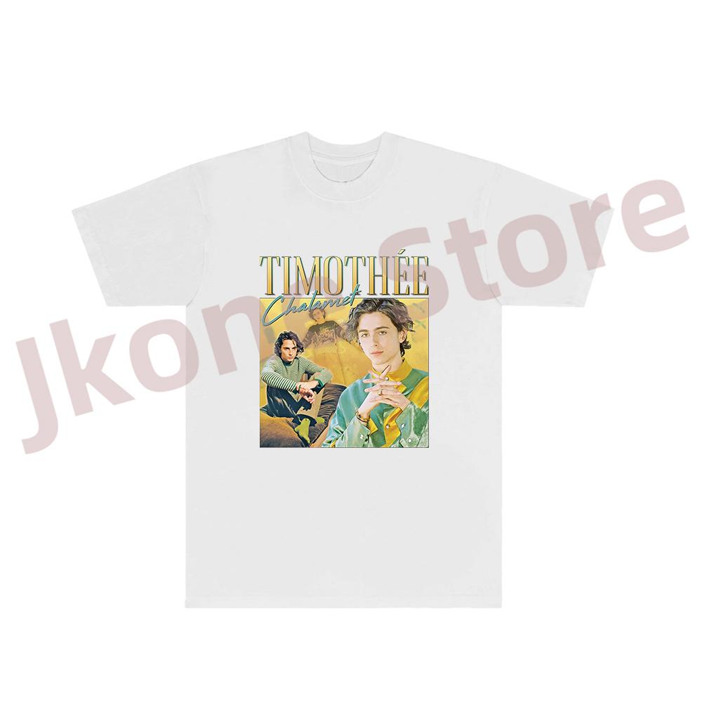 

Timothee Chalamet Homage Tshirts New Logo Merch Shirts Women Unisex Fashion Casual Short Sleeve Tee S