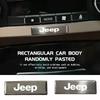 Car Logo Body Sticker Aluminum Alloy Emblem Auto Stickers For Compass Renegade Cherokee Wrangler JK Patriot Liberty