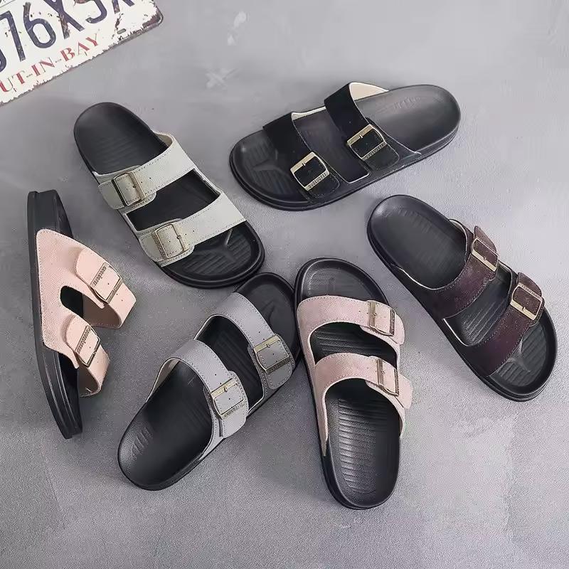 New fashion Men's Athletic Slide Adjustable Straps Comfort Sandal summer sandals men slippers outdoor beach casual shoes