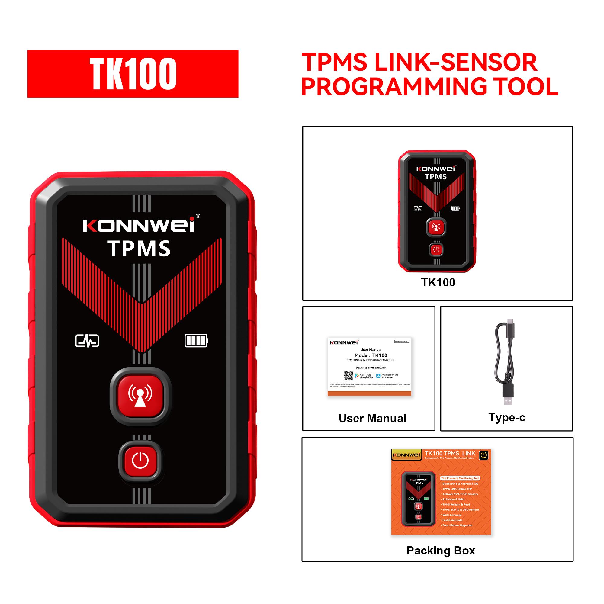 KONNWEI TK100 TPMS Programming Tool for