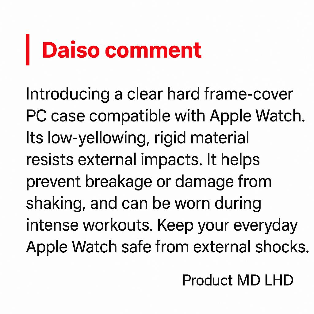 The Ultimate Protection: Apple Watch 49mm PC Clear Case