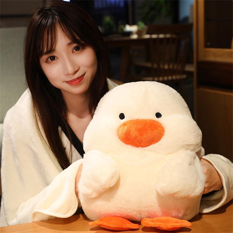 Daimeng Doudou Lazy Duck Plush Toy With Soft Body, Perfect For Snuggling And As A Gift For Girlfriend 70 Characters