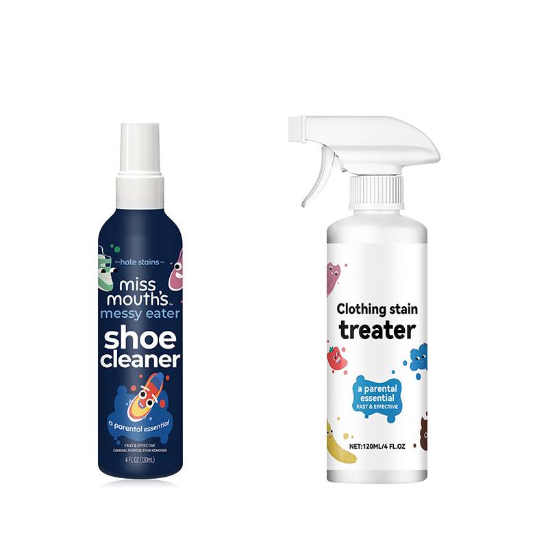 Portable Stain Remover Spray Treater Set For Laundry Fabric Oil Remover Effective Laundry Spray For Food Pet Candle Stains