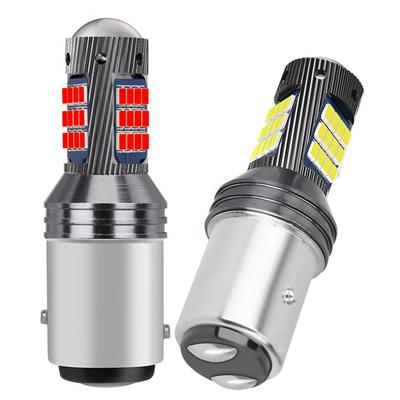 2KS Nové 1157 P21/5W BAY15D Super Jasné 2016 LED Žiarovky do zadného brzdového svetla smeroviek pre auto Denné svietenie 12V