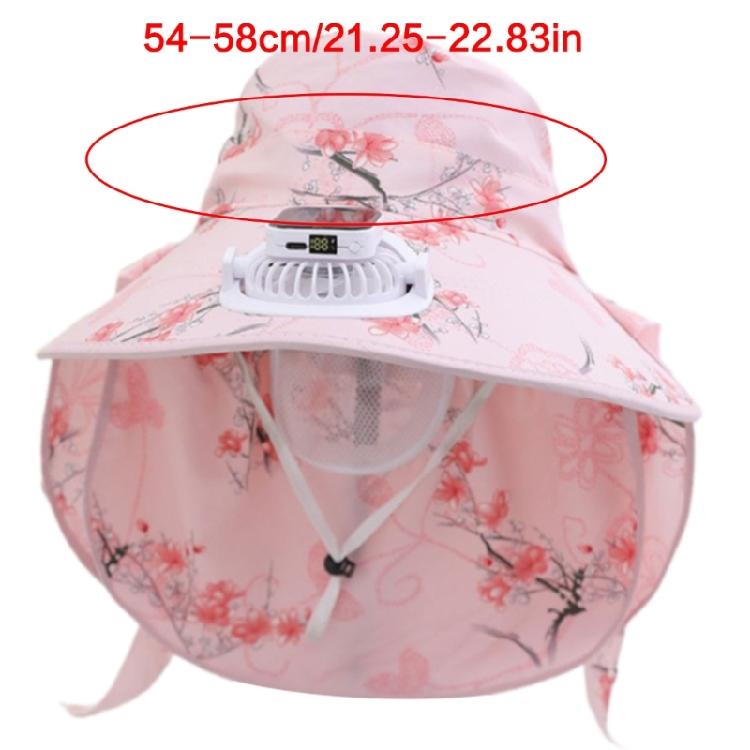 Solar Charged Fan Hat with NeckCovers Comfortable Cooling Fan Fisherman Hat For Outdoor Activity Hiking Camping Gear