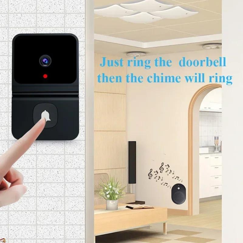 Wireless WiFi Doorbell Camera Waterproof 720P HD Video Door Bell Smart Outdoor Wireless Doorbell With Camera Night Vision