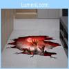 Hand Halloween Terror Bat Moon Living Room Home Decoration Stickers Floor