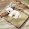 Breathable Pet Cooling Mat Fish Shaped Pillow Cat Sleeping Pad Comfortable Dog Floor Mat  Crate Mat