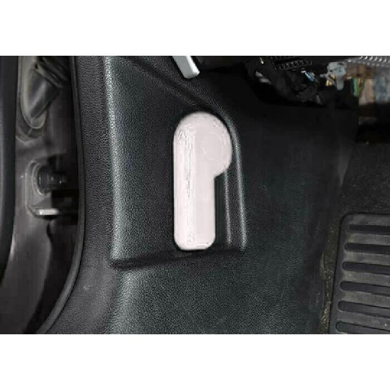 Car Hood Engine Cover Handles Strip Trim For Ford Mustang 2015- Bright White