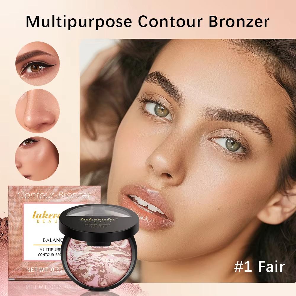 Matte Face Foundation Bronzer Pressed Powder Compact Long Lasting Oil Control Translucent Loose Setting Powder For Face Makeup