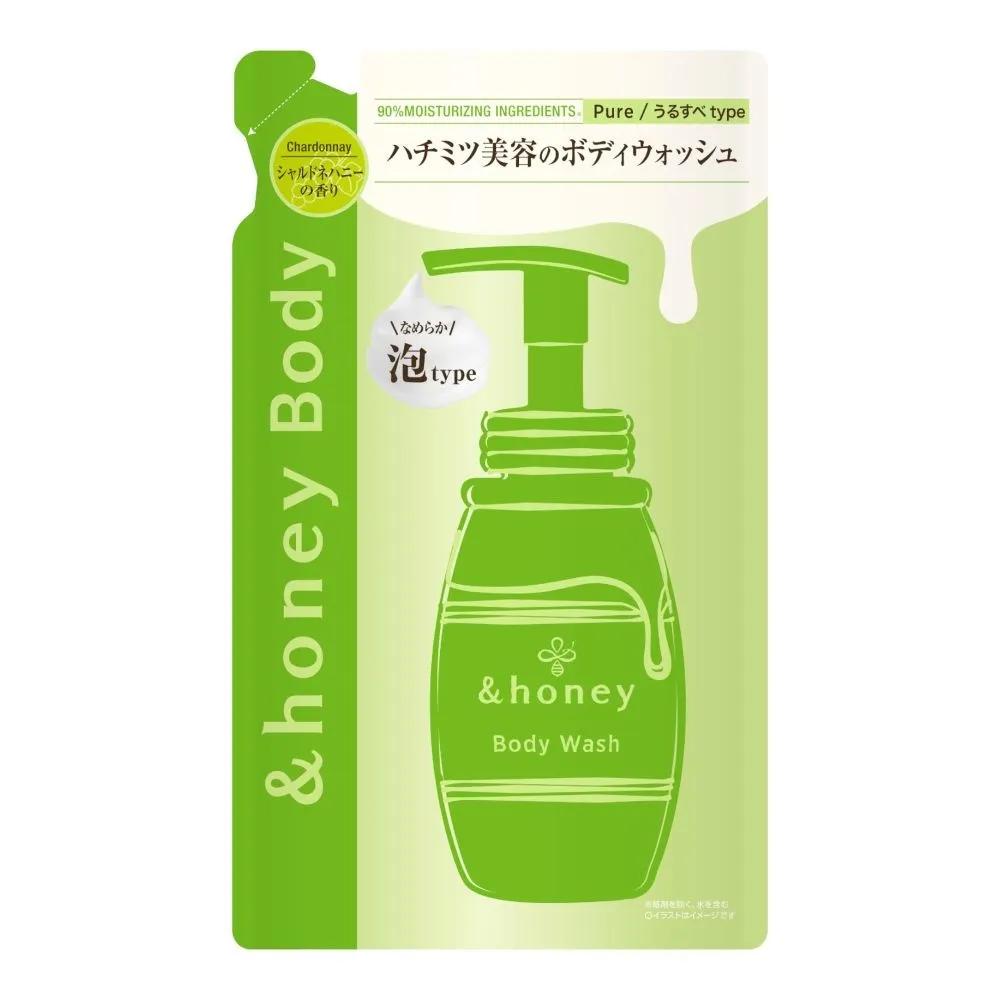 &honey Pure Moist Body Wash Refill 440ml 3-Pack Set