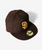 New Era 59FIFTY Brown Size 7 Cap, & Yellow, 3/8" (Used)
