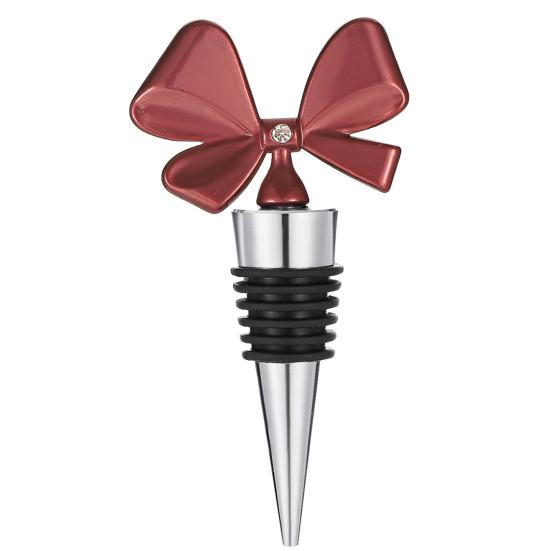 Wine Bottle Stopper Reusable Wine Cork Bow-shaped Flexible Bottle Stopper Housewarming Gift for Wine Lovers