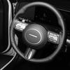 Carbon Fiber Car Steering Wheel Handle Frame Cover Trim Accessories For Hyundai KONA SX2 2026-2026 Car Tuning Supplies