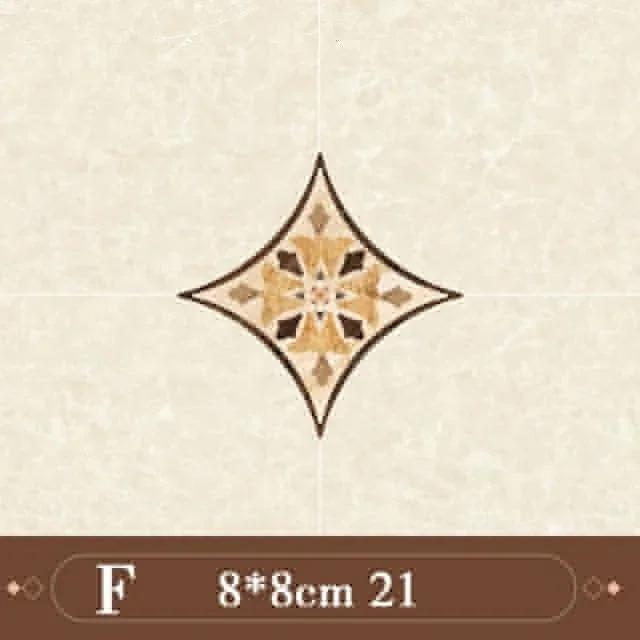 21pcs Removable Floor Sticker Tile Diagonal PVC Ceramic Stickers Living Room Bathroom Sticker Self Adhesive Home Decoration