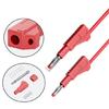 Heavy Duty Adjustable 4mm Test Leads Cables Set With Double Insulation Protective Suitable for Industrial Lab Equipment