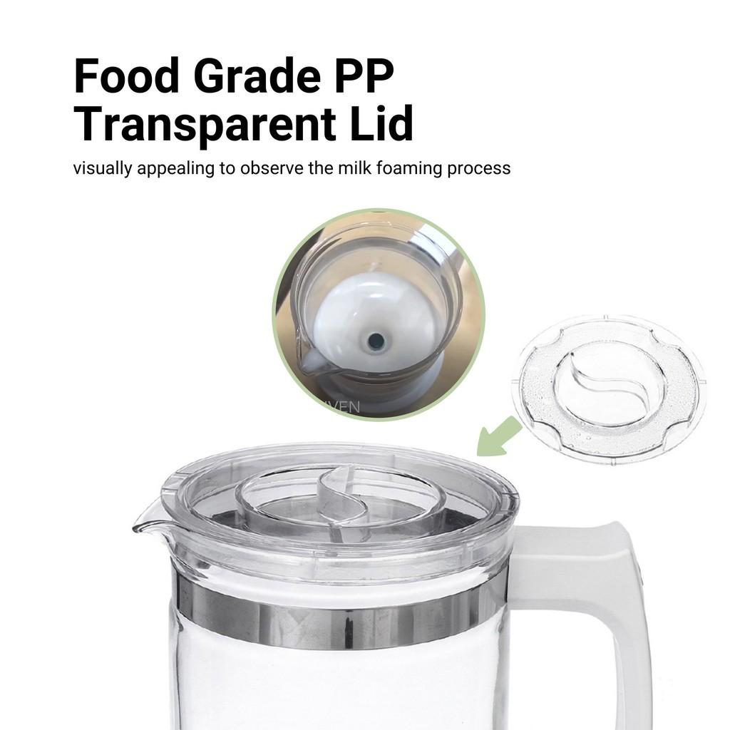 Household Large Capacity Electric Milk Foam Maker Almond Milk Automatic Milk Frother Machine Milk Heater