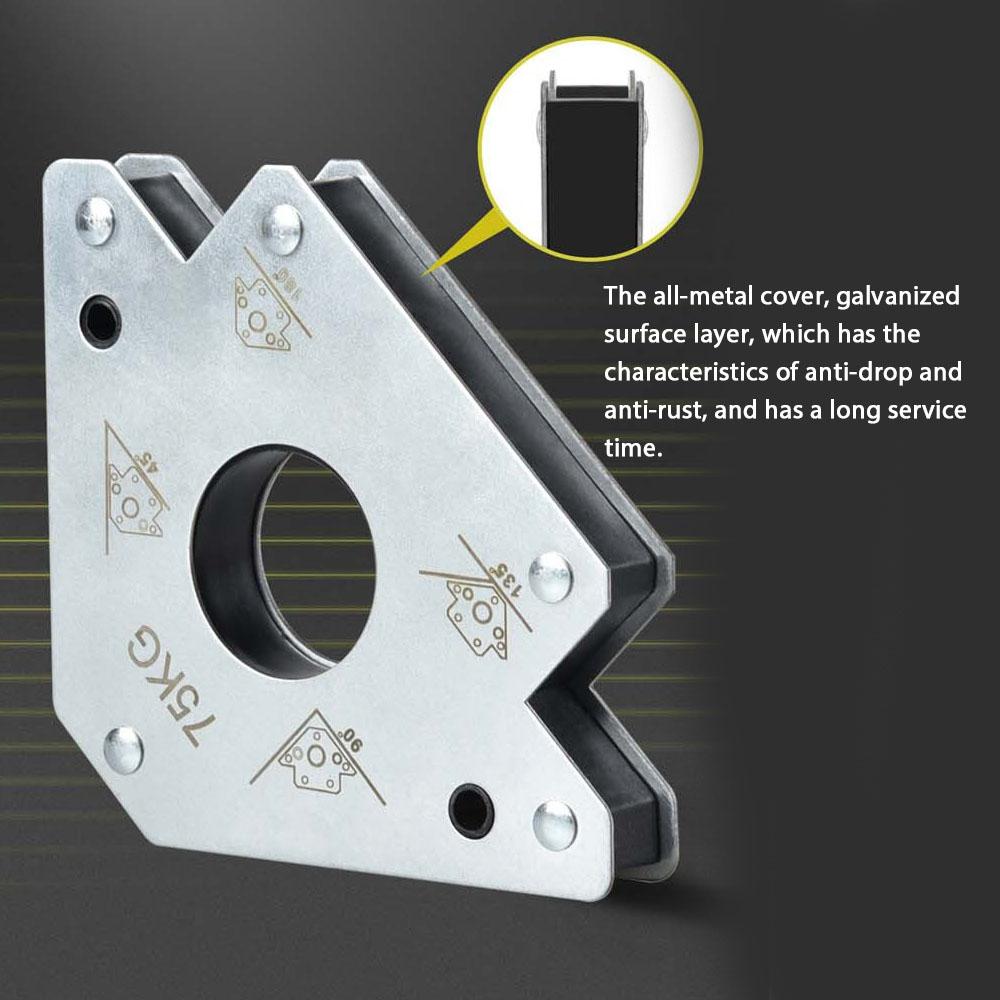 Electric Welding Auxiliary Tools Magnetics Welding Positioning Tool Electric Welding Holder Right Oblique Angle Multi-angle Fix