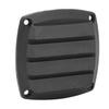 3in Marine Air Vent Grille Ventilation Ducting Louver Cover Black Plastic for Yacht