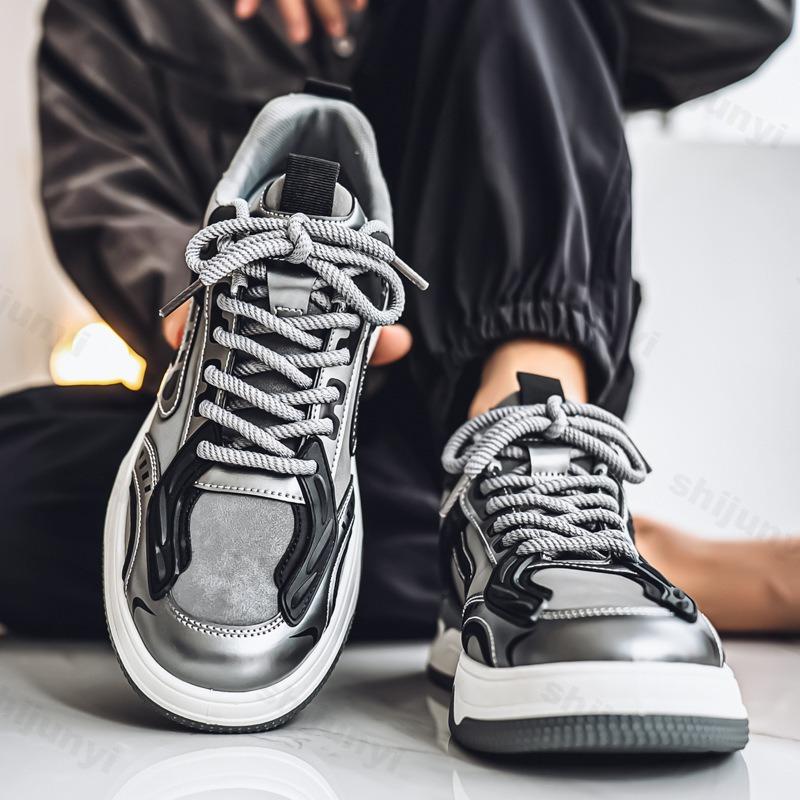 Fashion 2025 Autumn New Men's Fashion Versatile Low Top Thick Sole Sports Shoes Trendy Comfortable Non Slip Niche Design Chunky sneakers