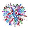 Titanium Lot Of Plating Rainbow Aura Quartz Crystal Point Healing 100g Ornaments