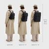 GASTON LUGA Splash 2.0-13" (Schwarz) Rucksack, Passend für 11-Zoll- und 13-Zoll-PCs und Tablets, Leicht und Wasserdicht für Pendeln, Schule und den Weg zur Arbeit,