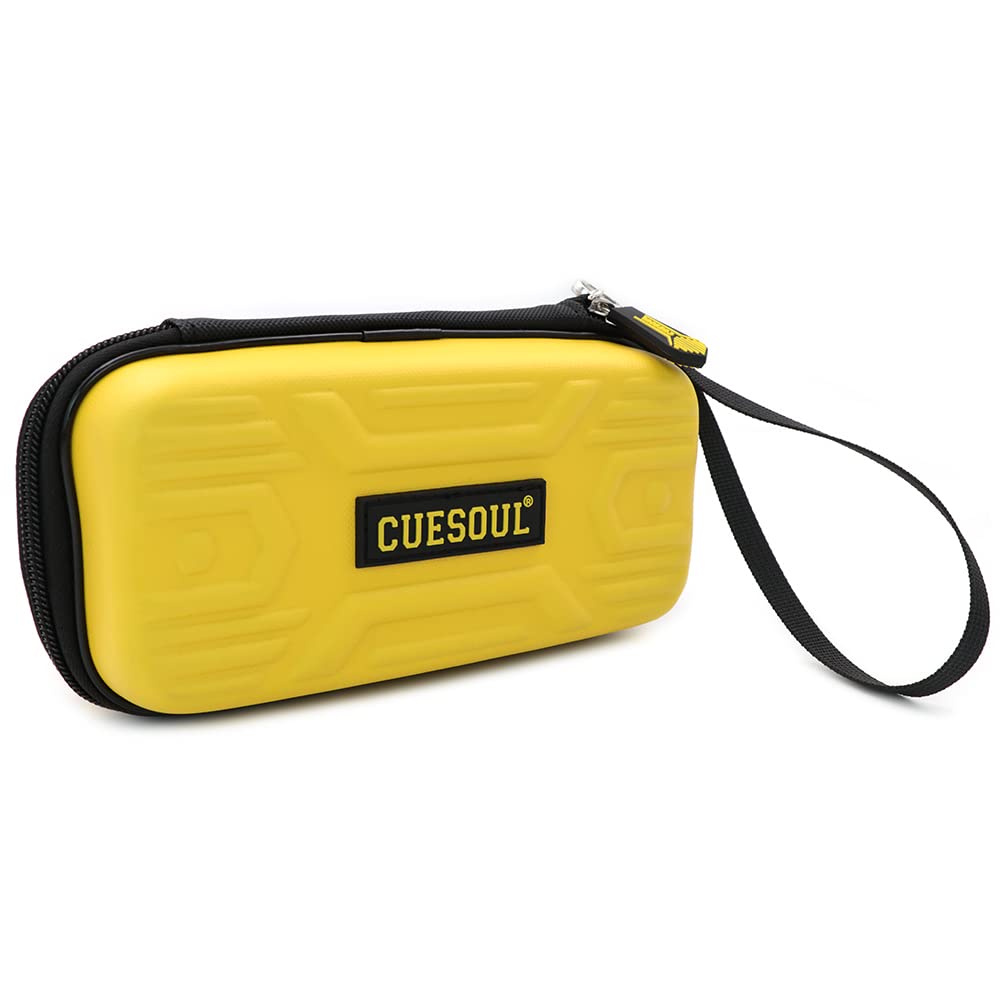 

CUESOUL BEAST dart case CSDA-W246-3 for steel tip/soft tip darts, big dart carrying storage fits dart tips, shafts, flights, accessories, red, 3 darts