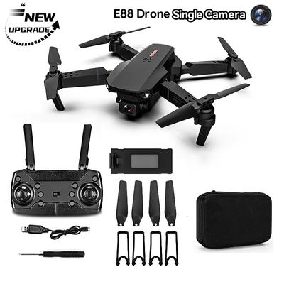 E88 Mini Drone profesjonalna kamera HD unikanie przeszkód fotografia lotnicza bezszczotkowy składany quadcopter zabawki prezenty nowość