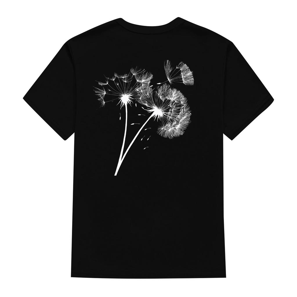 Women's Fashionable Round Neck Casual Retro Print Short Sleeved T-shirt Top