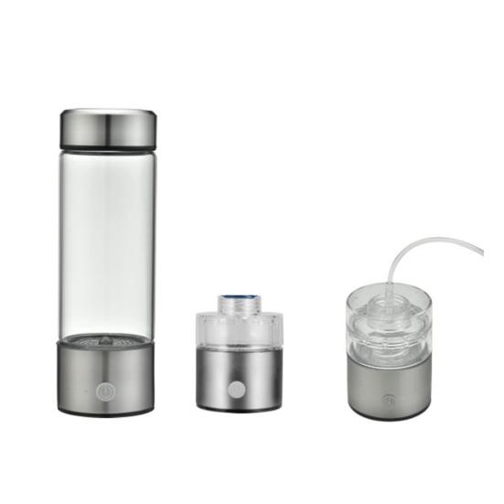 1 Set Hydrogen Water Cup Portable Hydrogen-Rich Water Ionizer Quick Electrolysis Water Bottle for Travel Exercise