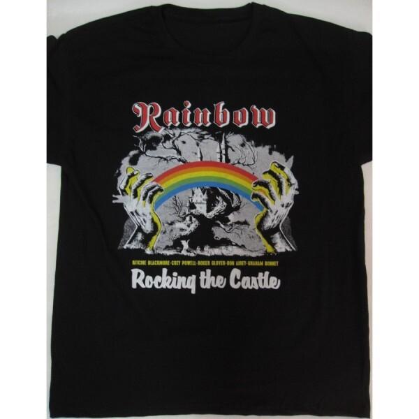 

Rocking The Castle Rainbow Ritchie Blackmore Shirt Black Unisex S-5XL Unisex T-Shirt XXXL