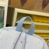 Cute Starry Print Backpack for Women, Lightweight School Bag with Front Mesh Pocket and Side Pockets
