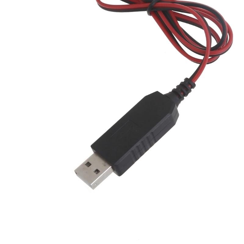 LR14 C Battery Eliminators USB Power Supply Cable with Switches Replace LR14 C Battery for Electric Toy Flashlight Clock