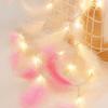 Garland Multi-Color Feather Led String Light Feather Design Decoration Lights Fairy Light String Garland Christmas Home Wedding